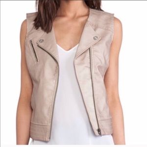 Sanctuary Vegan Leather “Rebel” Moto Vest